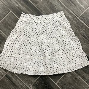 Loft eyelet pull on skirt
